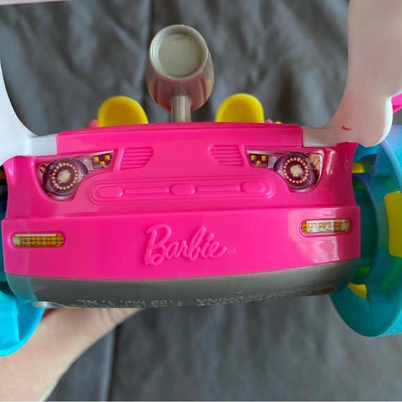 2016 Hot Pink Barbie Convertible Car Stars Rainbow Small Plastic Fun - Picture 7 of 12